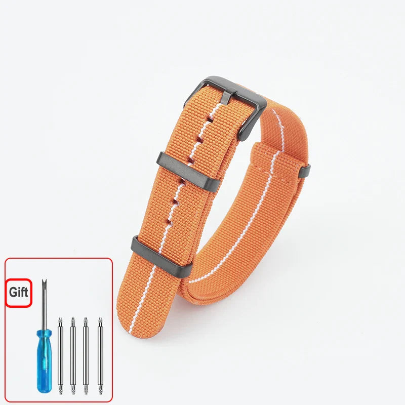 Polar Elastic Nylon Watch Band, NATO Strap for Polar Smartwatch, Waterproof BandsCo Straps