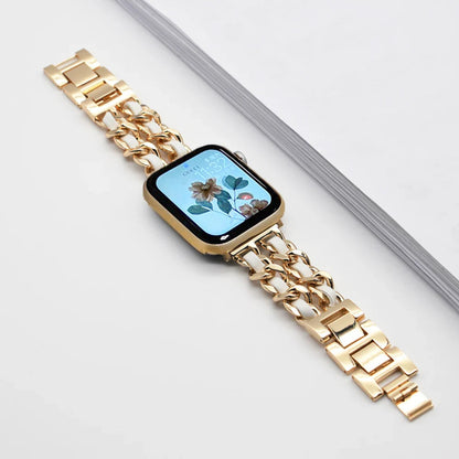Apple Watch Stainless Steel Strap - Luxury Chain Design BandsCo Straps