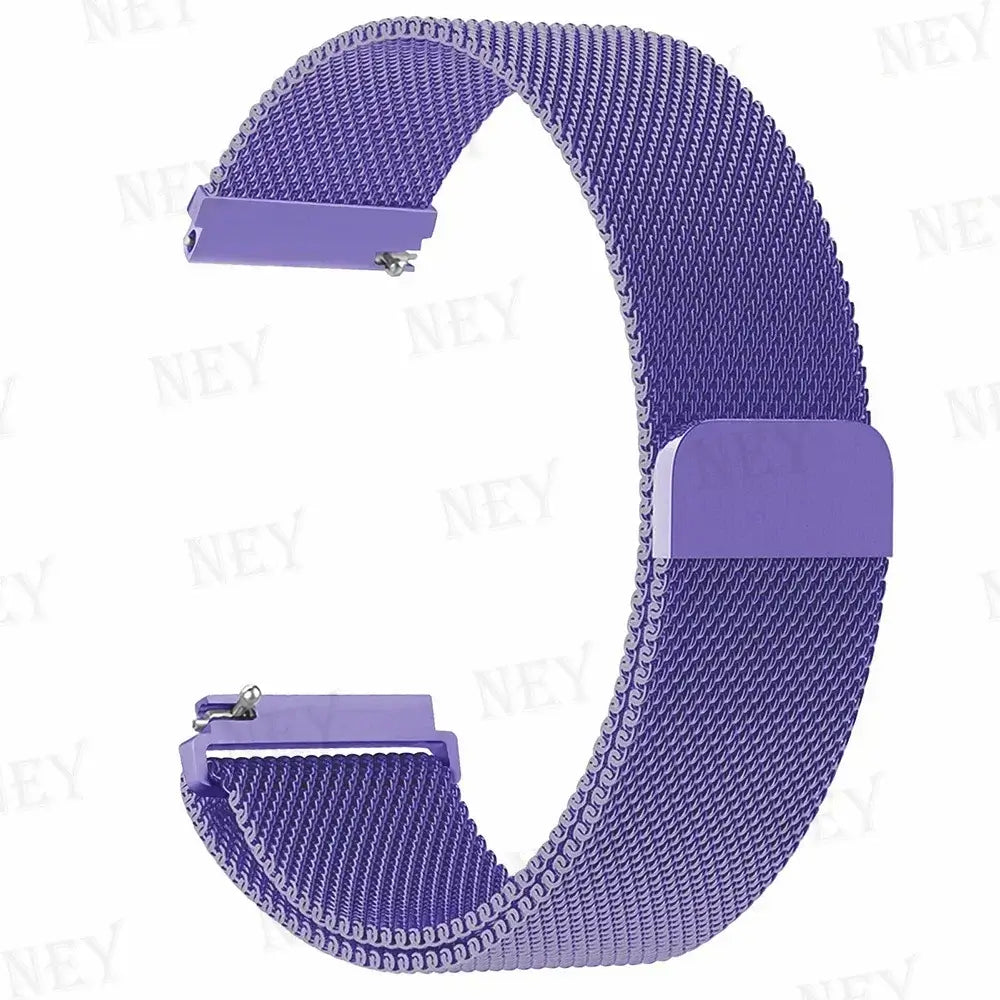 Amazfit Milanese Loop Band Stainless Steel Smartwatch Strap Metal Bracelet BandsCo Straps