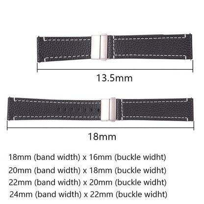 COROS Genuine Leather Watch Band For Smartwatch Unisex 20cm Cow Leather Strap BandsCo Straps