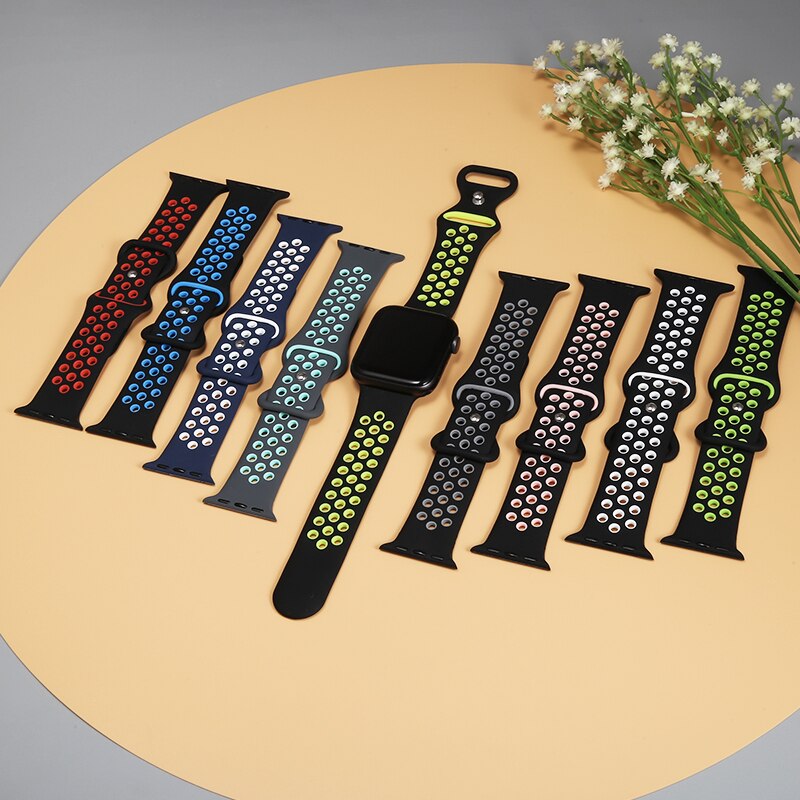 Sport Silicone Strap for Apple Watch - Wristwatchstraps.co