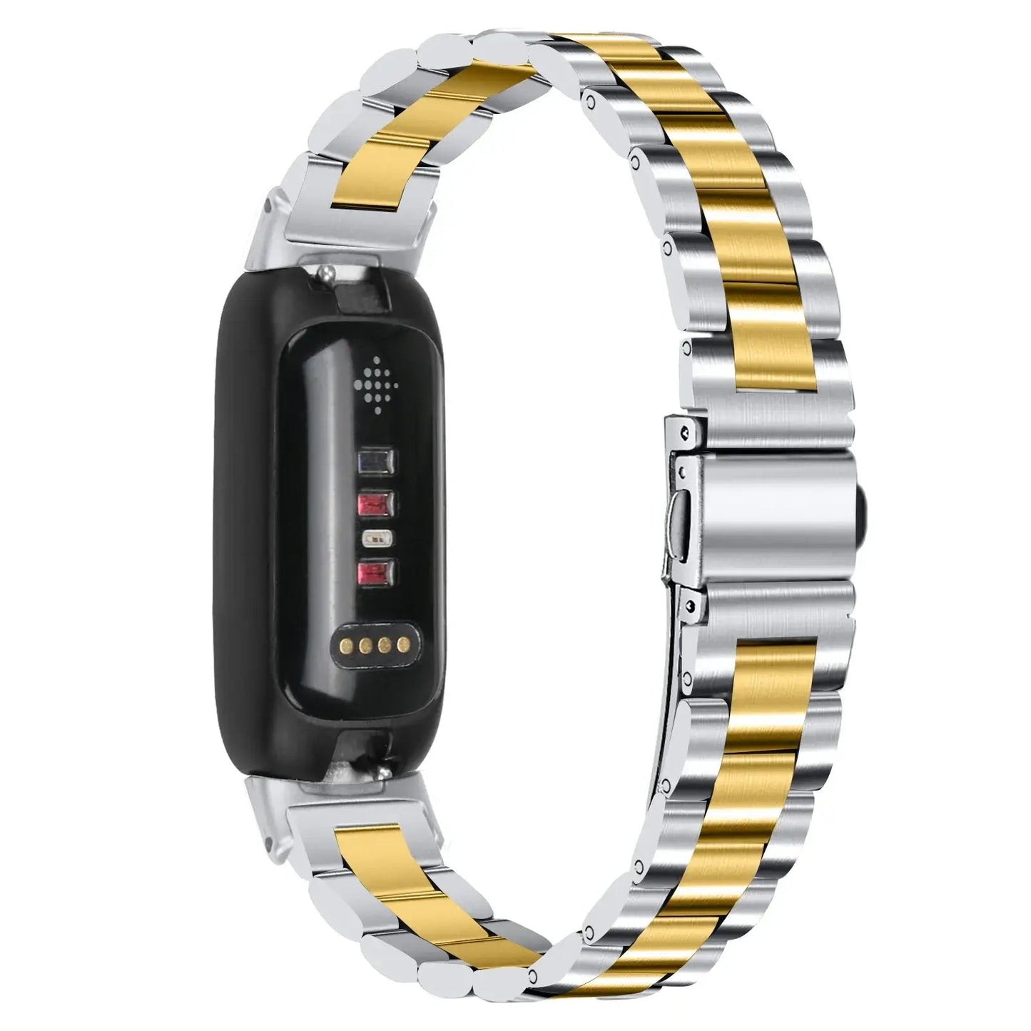 Fitbit Inspire 3 Stainless Steel Band – Premium Metal Strap BandsCo Straps