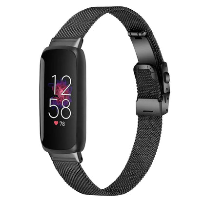 Fitbit Inspire 3 Thin Stainless Steel Band – Sleek Minimalist Metal Strap BandsCo Straps