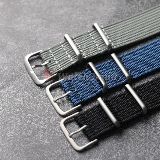 COROS Nylon Ribbed Watch Band for Smartwatch - Unisex Durable Fabric Wristband BandsCo Straps