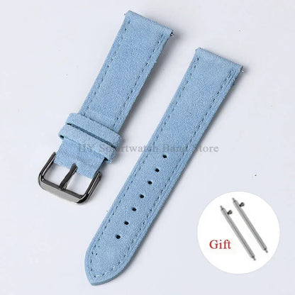 Polar Suede Leather Watch Strap For Polar Smartwatch - Handmade Quick Release BandsCo Straps