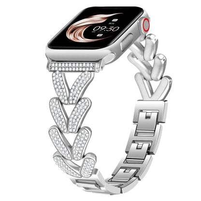 Apple Watch Stainless Steel Band - Sparkly Crystal Design BandsCo Straps