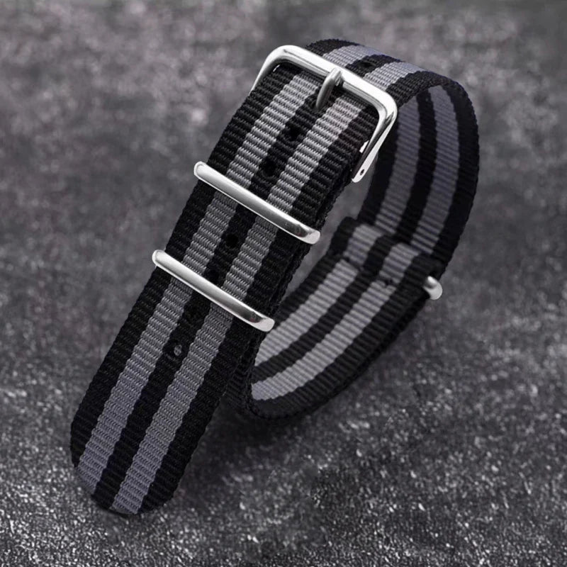 OnePlus Smartwatch Nylon Band Universal Canvas Loop Strap for Men & Women BandsCo Straps