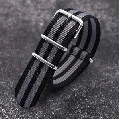 Polar Nylon Watch Strap Canvas Band, Unisex, Durable Pin Buckle Wristband BandsCo Straps
