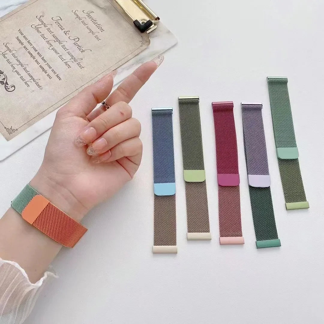 Polar Milanese Loop Stainless Steel Band for Smartwatch BandsCo Straps
