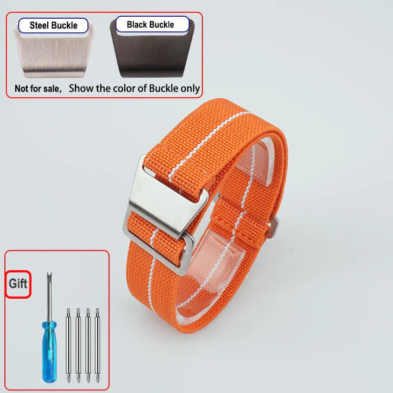 COROS Elastic Nylon Watch Band Universal Fit Parachute Style BandsCo Straps