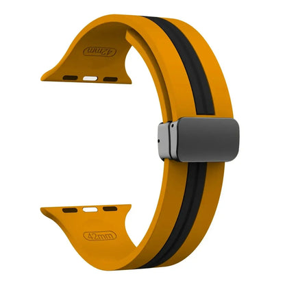 Apple Watch Silicone Strap - Durable Magnetic Closure Design BandsCo Straps