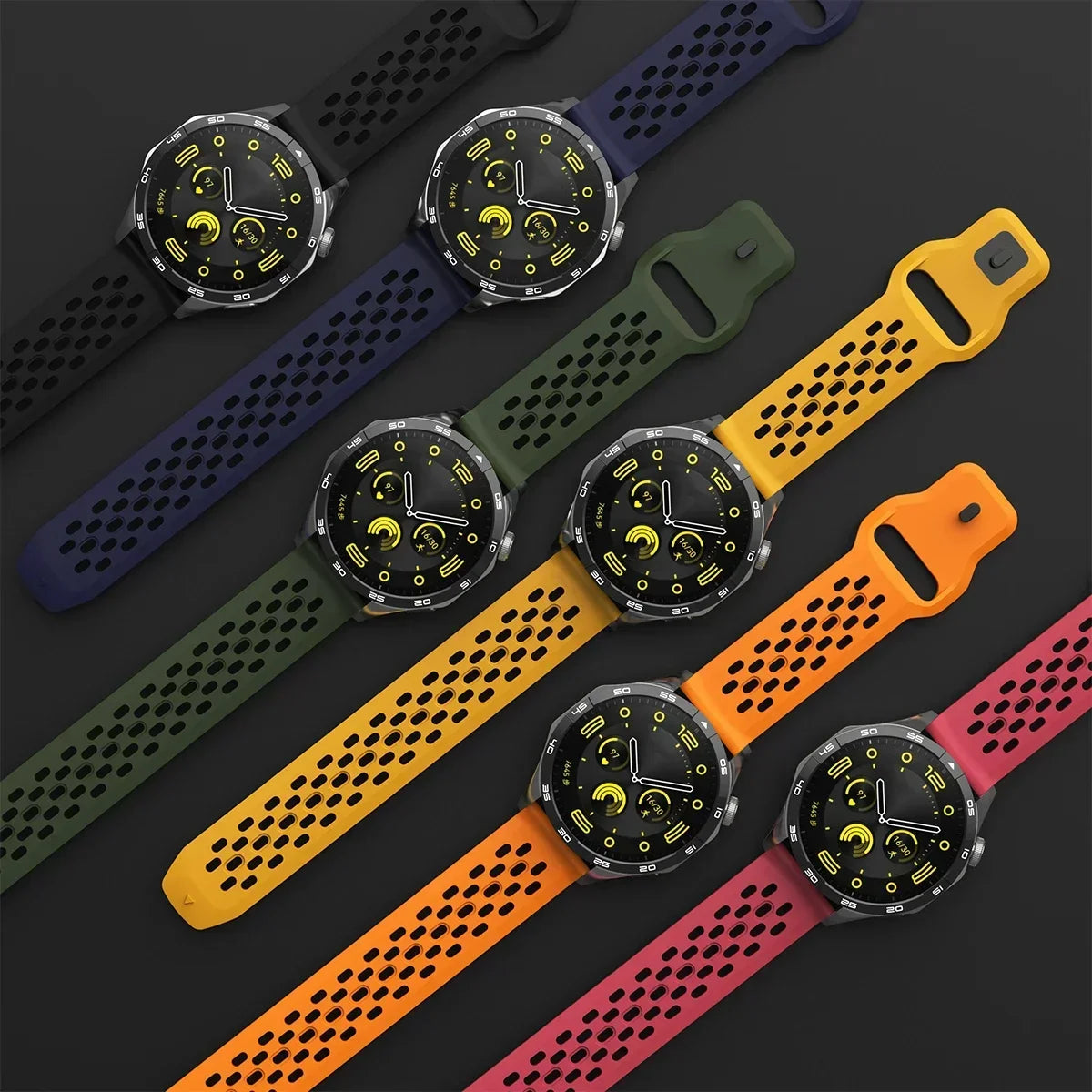 Amazfit Watch Bands Silicone Strap Replacement Compatible BandsCo Straps