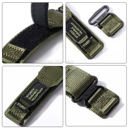 OnePlus Smartwatch Nylon Canvas Sport Band Replacement Wristband BandsCo Straps