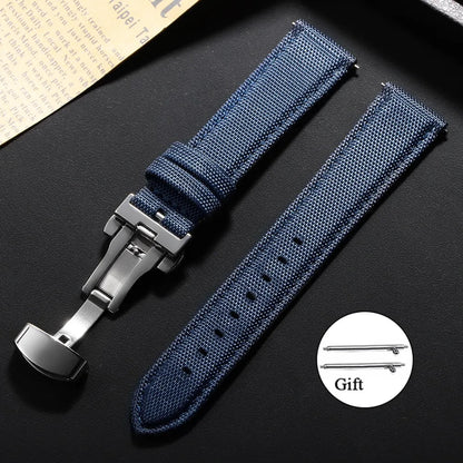 OnePlus Smartwatch Bands Quick Release Sailcloth Nylon Watch Straps BandsCo Straps