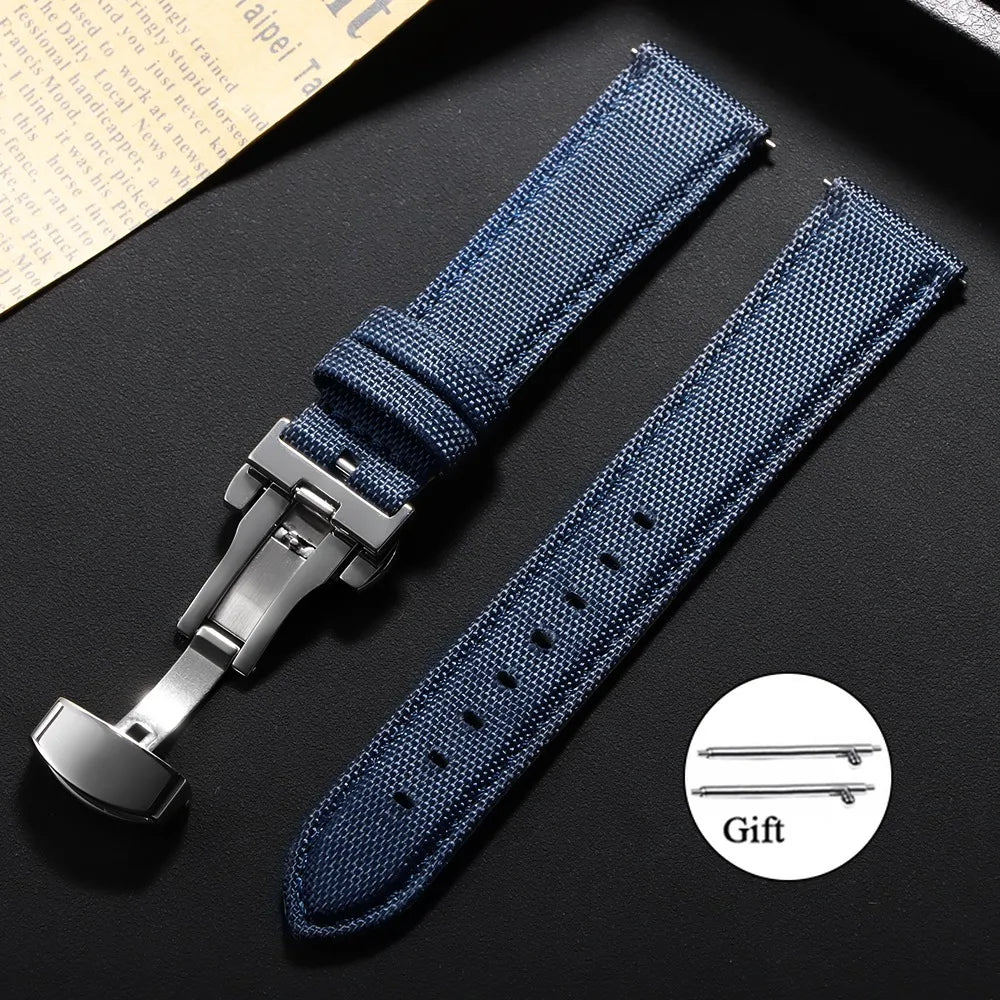 Polar Sailcloth Watch Strap Universal Quick Release Band for Smartwatch BandsCo Straps