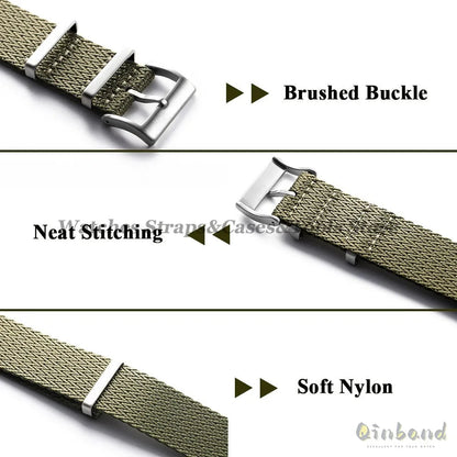 COROS Nylon Military Band - Premium Durable Watch Strap for COROS Smartwatch BandsCo Straps