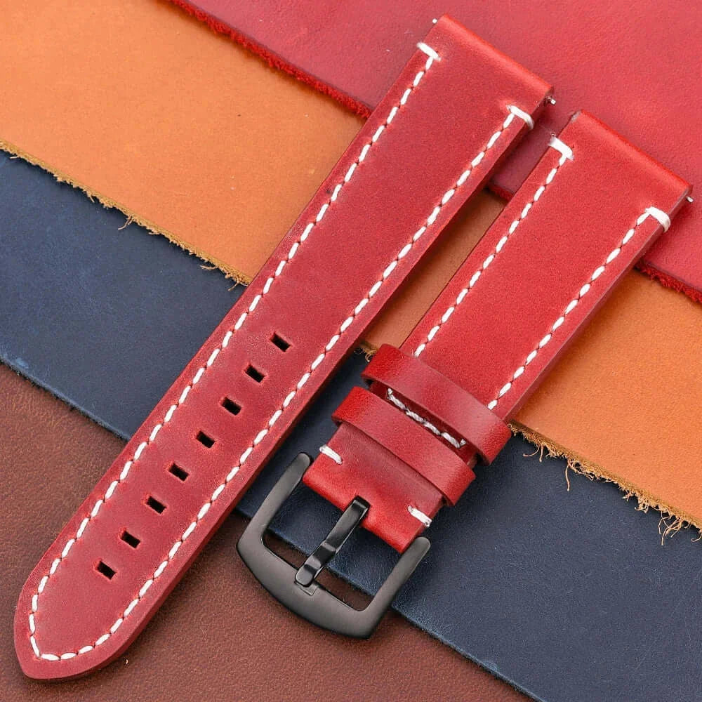 Ticwatch Genuine Leather Band - Elegant Minimalist Design BandsCo Straps