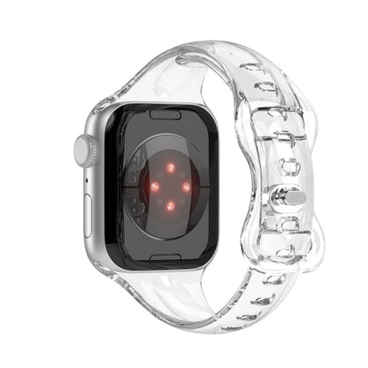 Apple Watch Transparent Strap - Soft Rubber - Clear Design BandsCo Straps