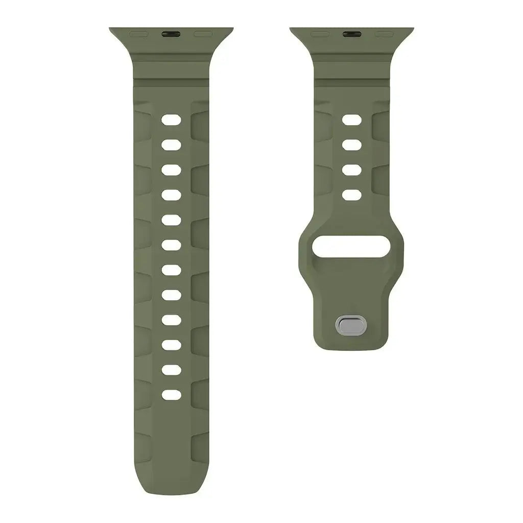 Ribbed Silicone Apple Watch Sport Band BandsCo Straps