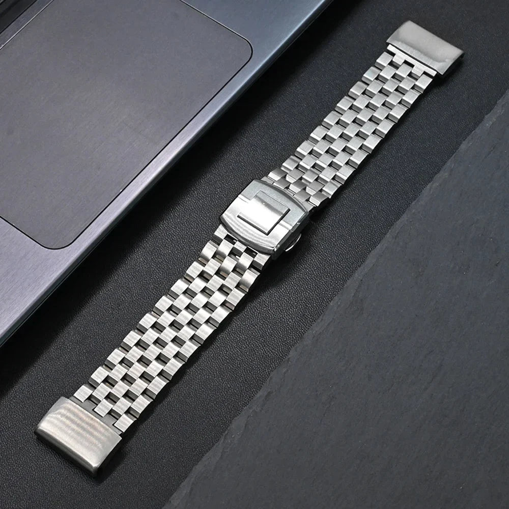 Garmin Stainless Steel Strap - Durable Elegant Bracelet BandsCo Straps