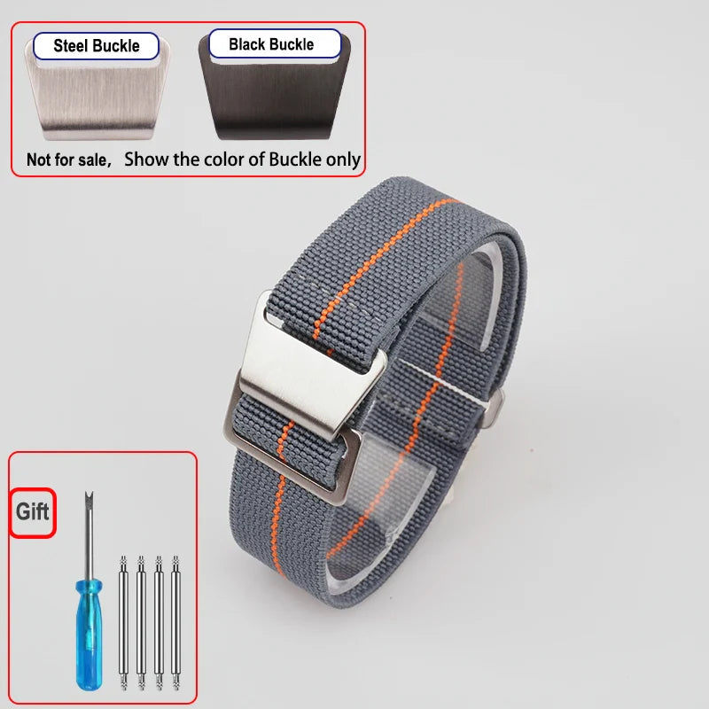 COROS Elastic Nylon Watch Band Universal Fit Parachute Style BandsCo Straps