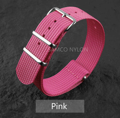 COROS Nylon Ribbed Watch Band For Smartwatch - Military Washable Strap BandsCo Straps