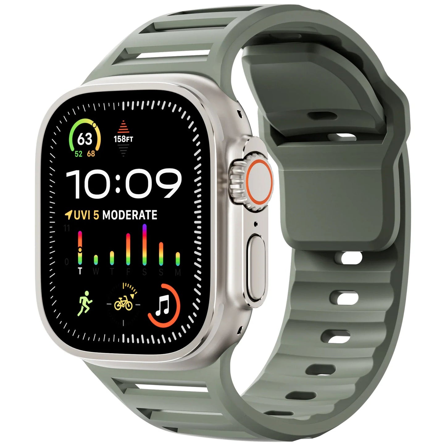 Apple Watch Sport Silicone Strap - Flexible, Waterproof Band BandsCo Straps