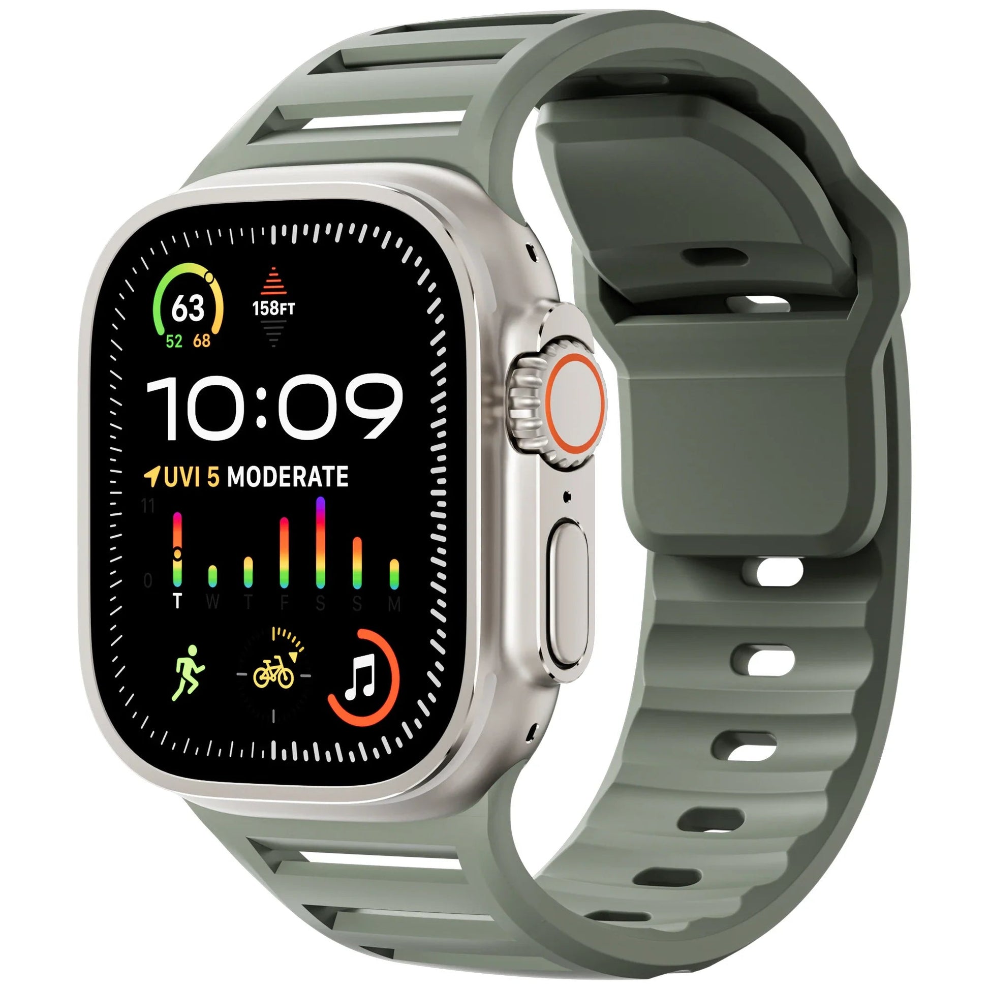 Apple Watch Sport Silicone Strap - Flexible, Waterproof Band BandsCo Straps
