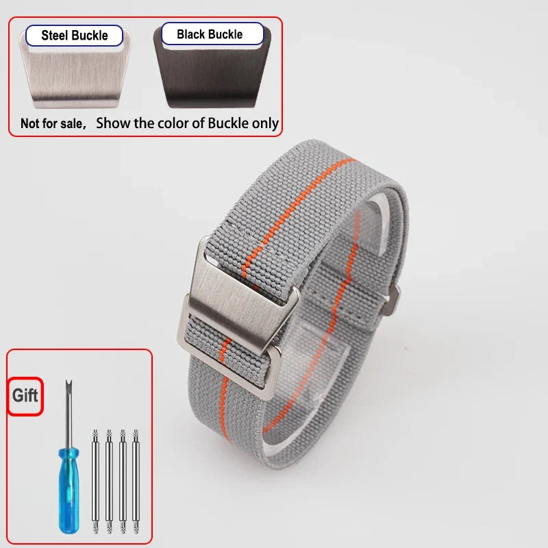 COROS PACE & APEX Elastic Nylon Parachute Band, Hook Clasp BandsCo Straps