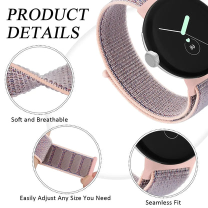 Google Pixel Nylon Band - Soft, Breathable, Velcro Design BandsCo Straps