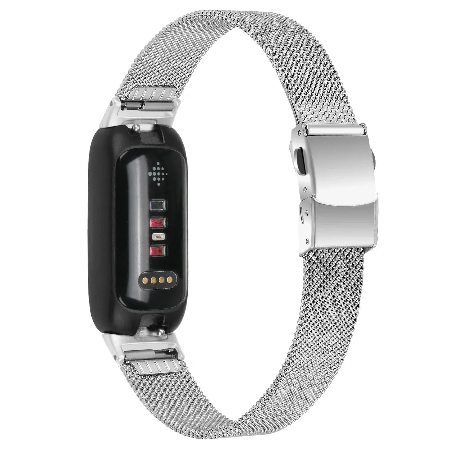 Fitbit Inspire 3 Thin Stainless Steel Band – Sleek Minimalist Metal Strap BandsCo Straps
