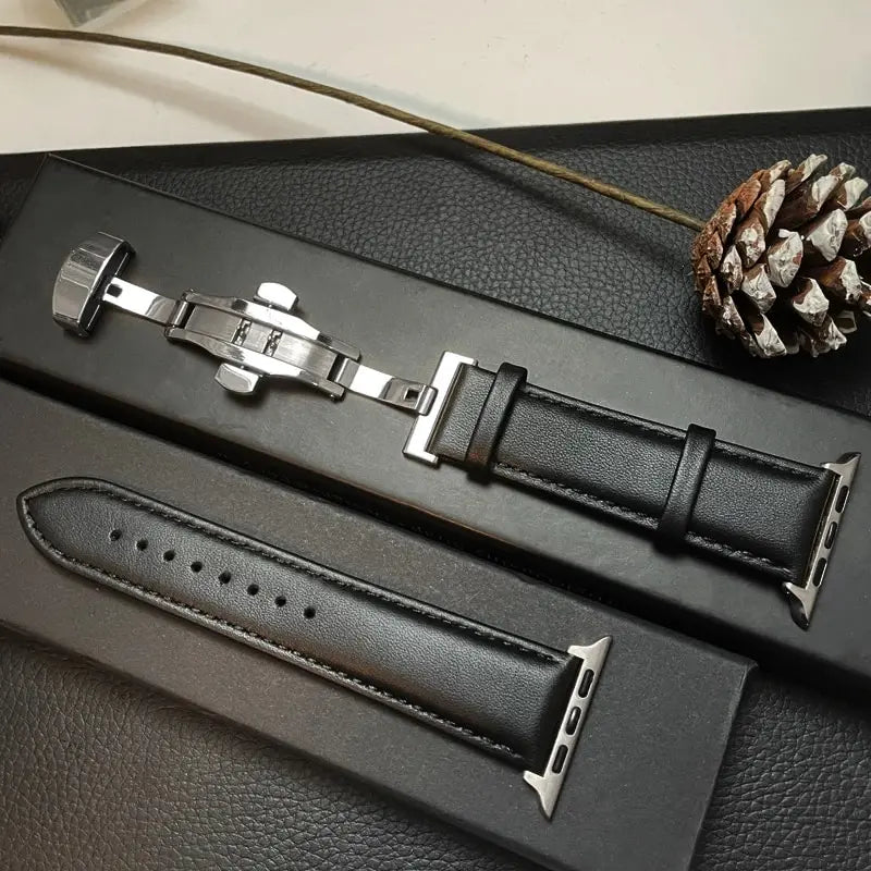 Apple Watch Genuine Leather Band - Classic Durable Strap BandsCo Straps