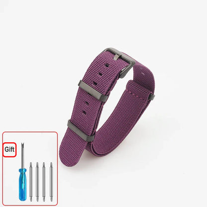 Polar Elastic Nylon Watch Band, NATO Strap for Polar Smartwatch, Waterproof BandsCo Straps