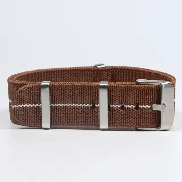 Amazfit Bands Nylon Military Parachute Style Watch Strap Blue Red BandsCo Straps