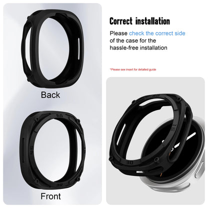 Galaxy Watch 8 Case 44mm/40mm – Protective PC Bumper Shell Wristwatchstraps.co