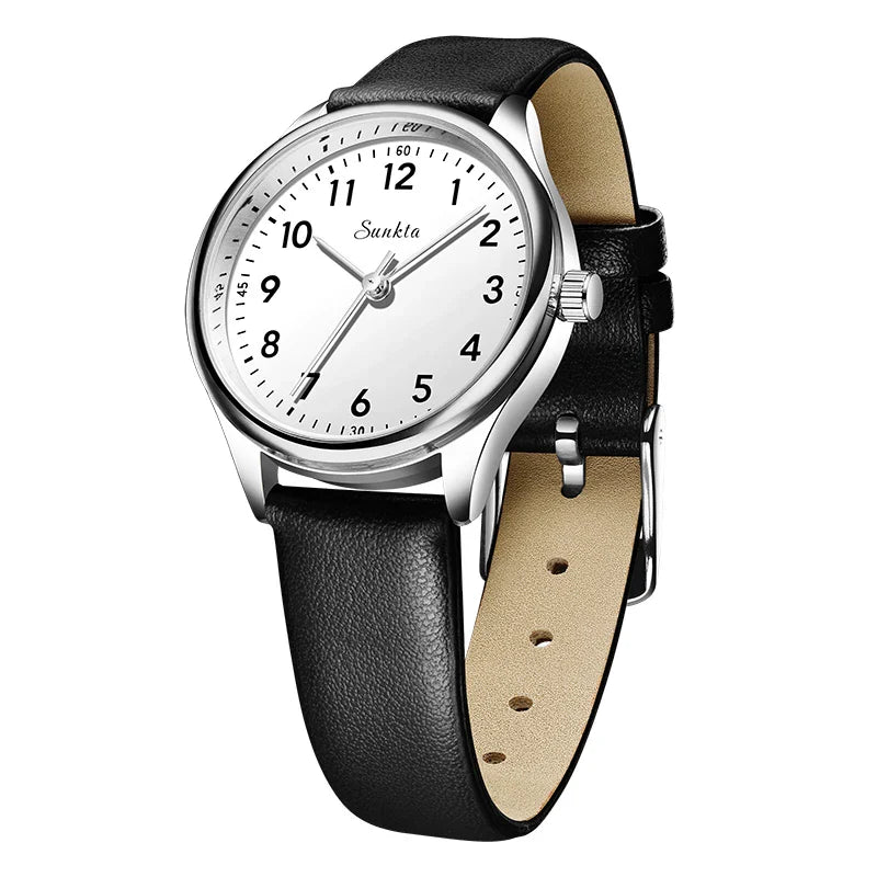 Gold Stainless Steel Women's Watch Quartz Minimalist BandsCo Straps