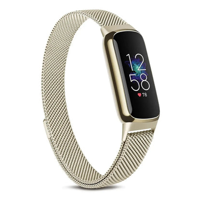 Fitbit Luxe Steel Magnetic Band - Elegant Mesh Design BandsCo Straps