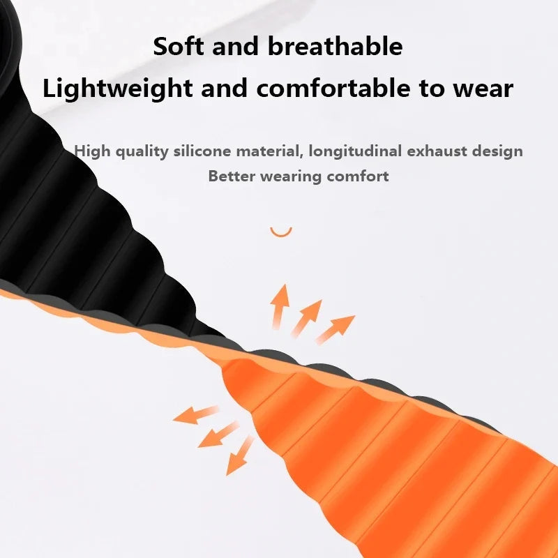 Amazfit Magnetic Silicone Band Replacement for Smartwatches BandsCo Straps