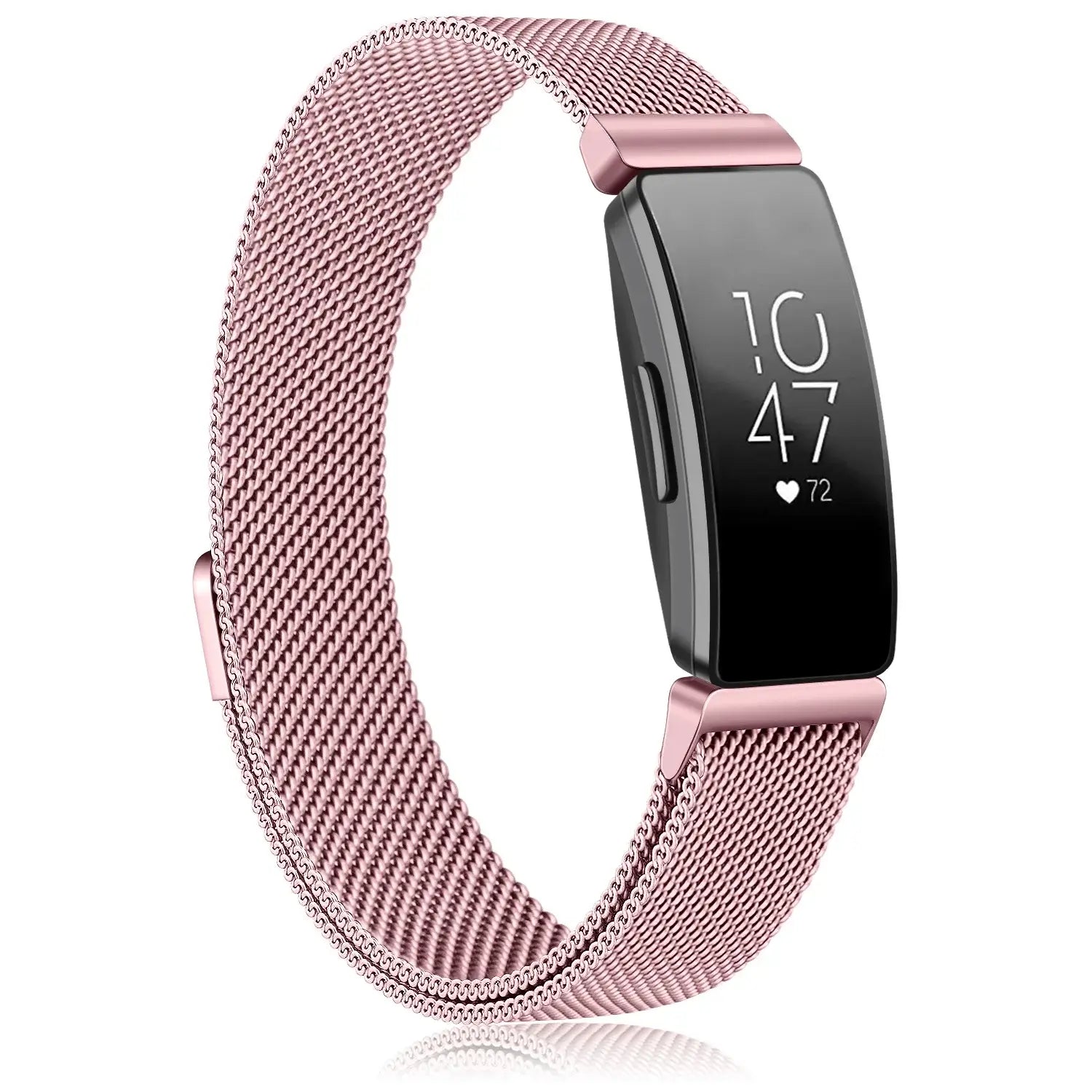 Fitbit Inspire 2, 1, HR Stainless Steel Magnetic Band - Mesh BandsCo Straps