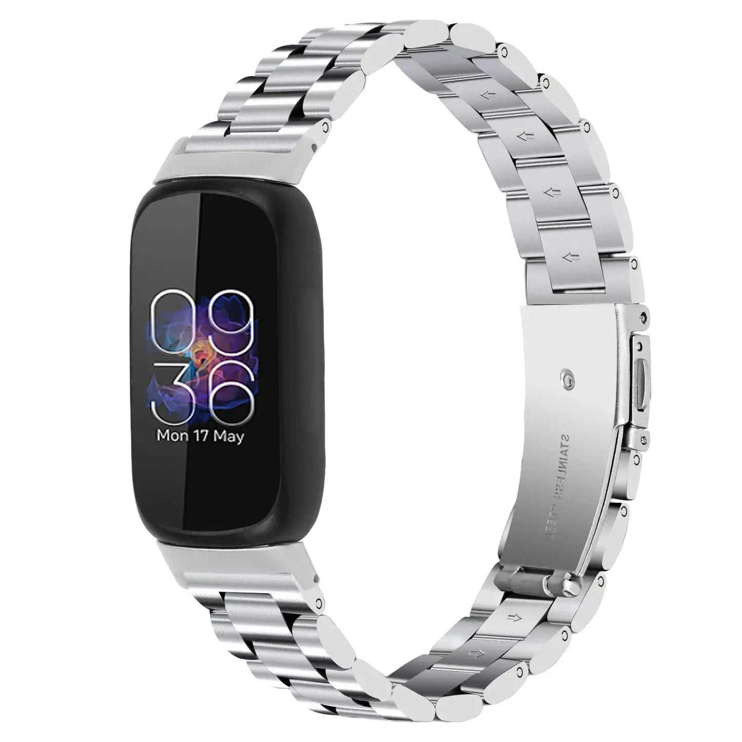 Fitbit Inspire 3 Stainless Steel Band – Premium Metal Strap BandsCo Straps