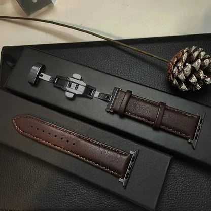 Apple Watch Genuine Leather Band - Classic Durable Strap BandsCo Straps