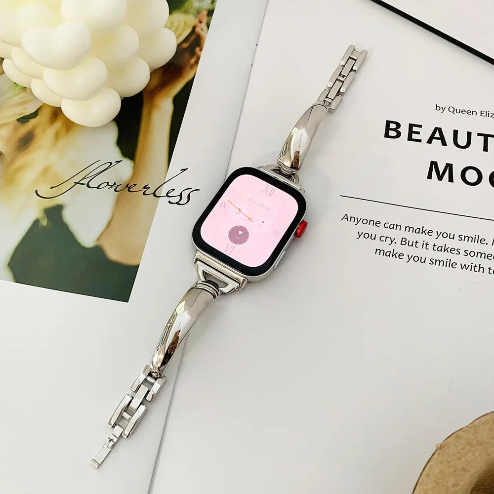 Polished Bangle Cuff Strap for Apple Watch Wristwatchstraps.co