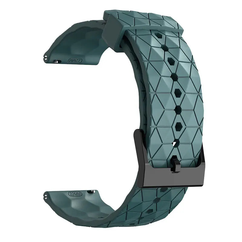 Polar Silicone Sport Watch Band Black Unisex Waterproof Rubber Strap BandsCo Straps