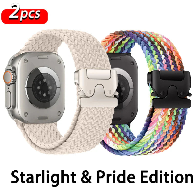 Apple Watch Parachute Strap - Braided Nylon, Breathable BandsCo Straps