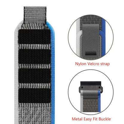Garmin Elastic Nylon Band - Stylish, Comfortable - QuickFit BandsCo Straps