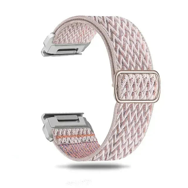 Garmin Elastic Nylon Band - Stylish, Comfortable - QuickFit BandsCo Straps