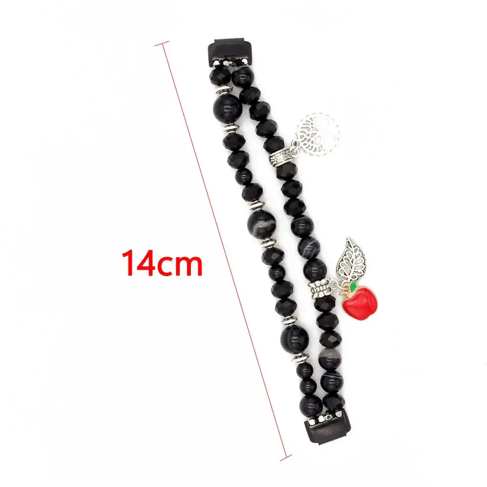 Fitbit Inspire 3 Beaded Elastic Band – Stylish Stretch Bracelet Strap BandsCo Straps