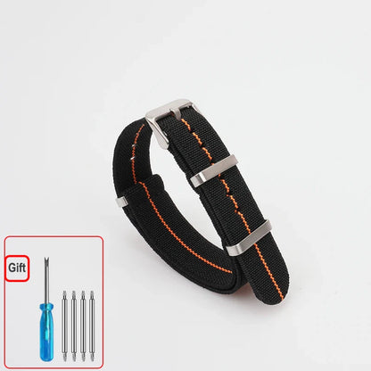 COROS Elastic Nylon Watch Band - Washable Waterproof Strap For Outdoors BandsCo Straps