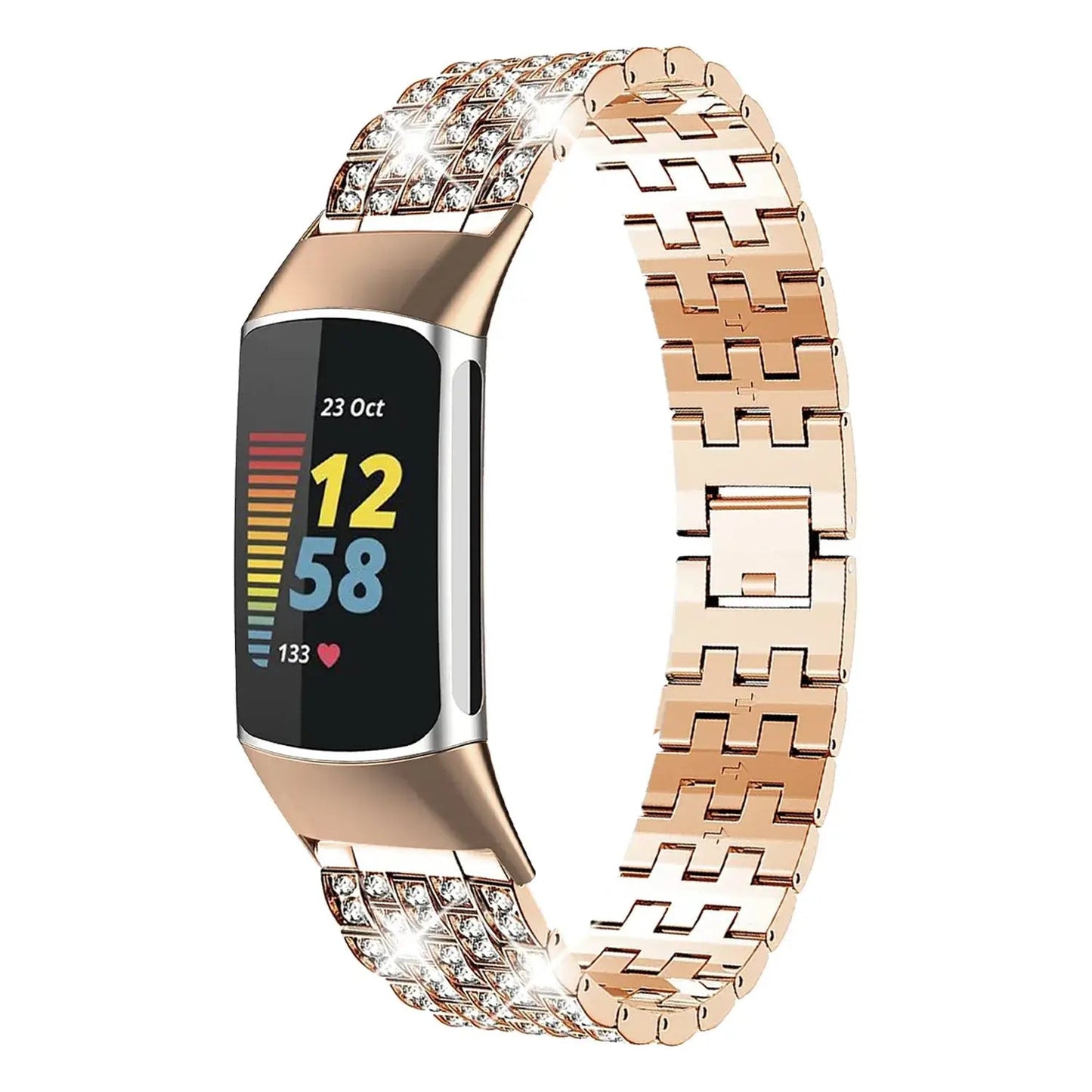 Fitbit Charge 5 6 3 4 Metal Band - Stylish Durable Strap BandsCo Straps
