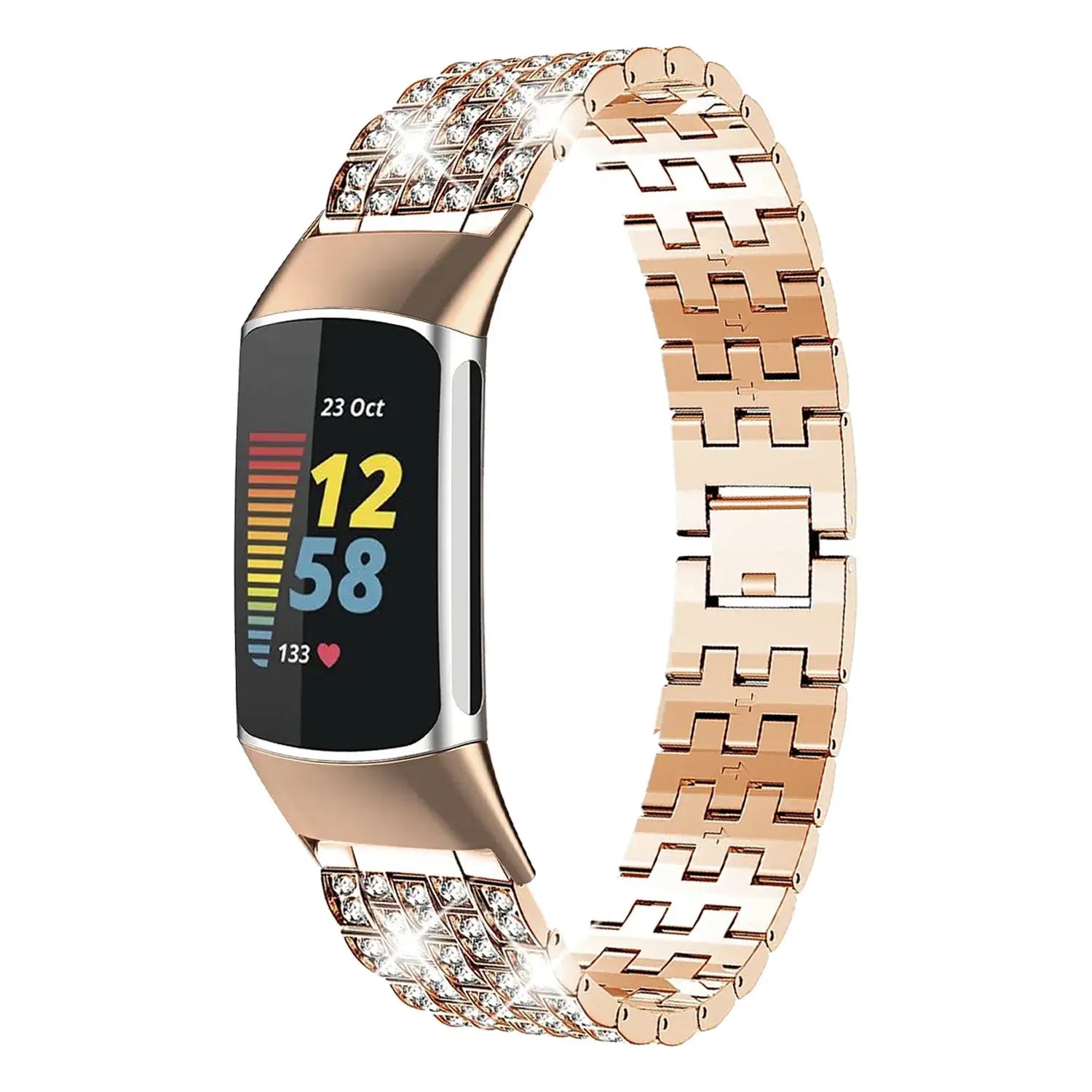 Fitbit Charge 5 6 3 4 Metal Band - Stylish Durable Strap BandsCo Straps